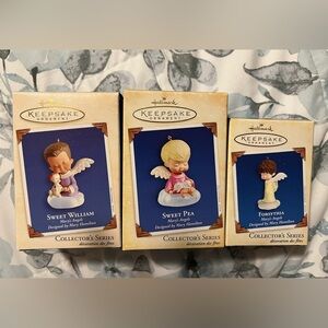Hallmark Mary’s Angels Ornaments Collector’s Series#16,17,18